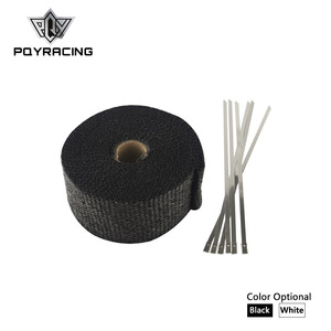 Cinta de Aislamiento Térmico para Escape Poyracing de 2 Pulgadas y 5 Metros con 6 Clips de Aluminio para Rendimiento Automotriz - Product Image 1