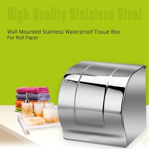 In Acciaio Inox Rotolo <span class=keywords><strong>di</strong></span> <span class=keywords><strong>Carta</strong></span> Tissue Holder Parete della Scatola Del Tessuto <span class=keywords><strong>per</strong></span> la Casa Bagno <span class=keywords><strong>Cucina</strong></span> con Superficie Liscia Igienica Dispenser - Product Image 6