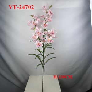 สเปรย์กล้วยไม้ Cymbidium โพลีเอสเตอร์ผิวสัมผัสแท้เทียมใหม่ล่าสุด2025 - Product Image 2