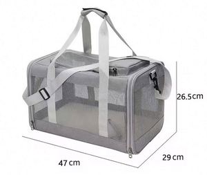 Free Sample Pet <b>Carrier</b> Travel <b>Carrier</b> for Dogs or <b>Cats</b> portable Pet Bag Tote <b>Soft</b> Sided Airline Approved Pet <b>Carrier</b> Bag - Product Image 1