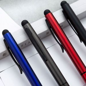 Stylo bille métallique haut de gamme personnalisé avec logo, style professionnel, stylet tactile pour cadeau promotionnel - Product Image 2