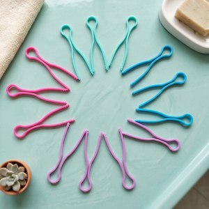Clip para Bobina AA0233 |   Juego de Marcadores de Puntos de Ganchillo de Plástico, 12 Piezas, Rosa, Azul, Morado, Verde Azulado, Accesorios de Tejido Simples y Portátiles - Product Image 2