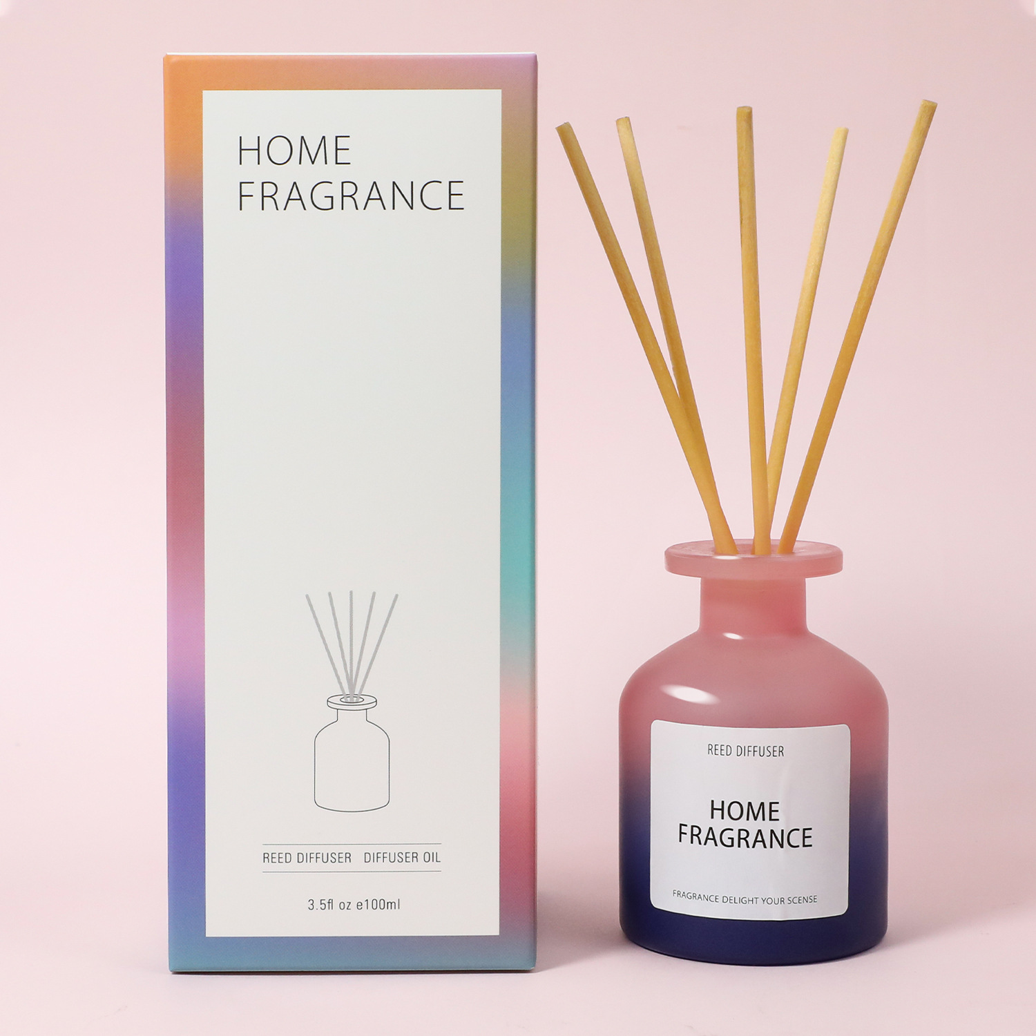 ギフト セット100ml Natrralの贅沢な勾配の家の芳香のReedの良質の拡散器の精油 4