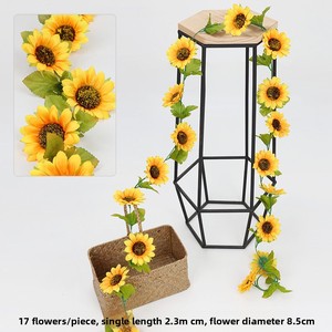 Guirnalda de Rosas Artificiales de Seda para Colgar en la Pared, Decoración para Tuberías de Aire Acondicionado, Planta Artificial de Plástico para Techo de Sala de Estar - Product Image 6