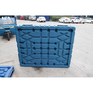 LIKU 1500*1200 <strong>Plastic</strong> Pallet Blow <strong>Molding</strong> 4-Way Double Face Stackable and Cheap Wholesale for Storage - Product Image 4