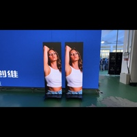 Pantalla LED Plegable HXT P4, Portátil, Personalizable, a Todo Color, para Publicidad en Centros Comerciales y Salas de Conferencias