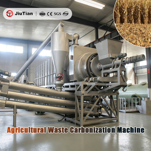 Machine de production de biochar à partir de coques de riz favorisant la séquestration du <span class=keywords><strong>carbone</strong></span> et le développement agricole durable - Product Image 6