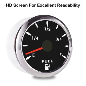 Điện đo mức nhiên liệu 52mm phổ nhiên liệu mét tín hiệu có thể điều chỉnh 7 màu đèn nền 9 ~ 32 V Xe thuyền chỉ số với 0 ~ 190 Ohm - Product Image 3