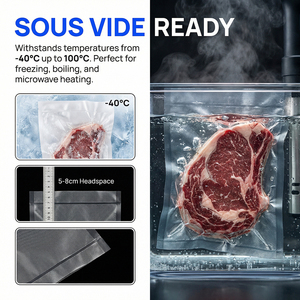 Bolsas de Vacío para Alimentos PA/EVOH/PE, Conservación Premium de Mariscos, Antipinchazos y a Prueba de Fugas, Certificadas por la FDA y <span class=keywords><strong>BRC</strong></span> - Product Image 4