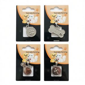 Étiquette d'identification scannable pour animaux de compagnie Hawley Mackay en alliage de zinc avec code QR, étanche, stockage cloud, traceur pour chien et chat - Product Image 1