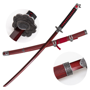 Katana Lame Mortelle Rouge <span class=keywords><strong>de</strong></span> 40 Pouces, Acier Inoxydable, Épée <span class=keywords><strong>de</strong></span> Cosplay pour Jeu <span class=keywords><strong>de</strong></span> Rôle et Collection, Vente en Gros - Product Image 1