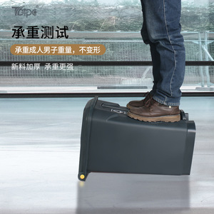 ถังขยะแบบเหยียบ YSPC 45 ลิตร แบบหนา รูปทรงสี่เหลี่ยม สีเทา สำหรับใช้ในครัวภายในบ้าน - Product Image 2