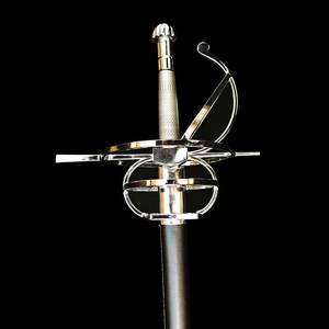 ノーカットヨーロピアンナイトエチケット旗上げ式コマンドスウィフトソードフィルムコールドウェポンウエスタンメタルロングソード - Product Image 5