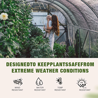 Rouleau de toile d'ombrage en HDPE 100% résistant aux UV, écologique, pour protection contre le vent, idéal pour jardin, serre, plantes, patio, chenil
