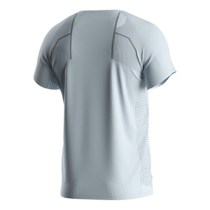 T-shirt de marathon pour hommes, vêtements de course haut de gamme, panneaux latéraux en mesh ultra-légers, séchage rapide, idéal pour tous les niveaux - Product Image 2