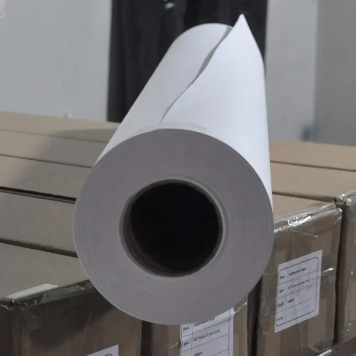 กระดาษถ่ายโอนระเหิดความเร็วสูง1118มม. 44 ''X 100M 100gsm สำหรับเสื้อผ้าแฟชั่นบน E Pson Sure สี F6200