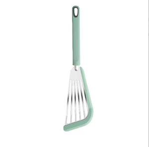 DFT01 Perfect for Frying Heat Resistant Dishwasher Safe Stock wholesales Stainless steel slotted turner Fish turner - Product Image 1