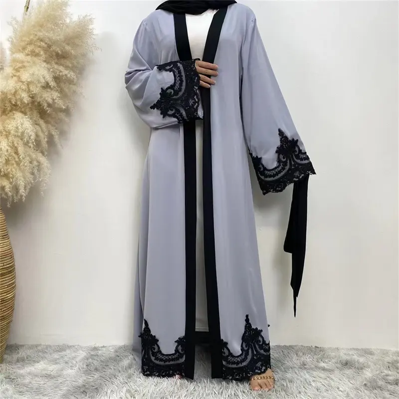 Top Brand Hot Selling New Fashion Islamic Ethnic Kaftan Dubai Clothing Abaya Women Long Dress India & Pakistan Clothing