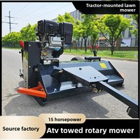 Mesin Pemotong Rumput ATV150 Kelas A Buatan Pabrik Shandong, Mesin Pemotong Rumput Serbaguna 15-hp untuk Ekspor