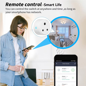 MT-ZA Matter Smart Sudáfrica Enchufe ZA Fácil Configuración con <span class=keywords><strong>Alexa</strong></span> <span class=keywords><strong>y</strong></span> Google Home Aplicación Enfocada en la Privacidad Control por Voz Medidor de Energía - Product Image 6