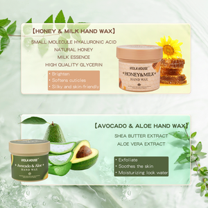 <span class=keywords><strong>Masque</strong></span> pour les mains en gros, exfoliant à la cire, biologique, à l'avocat et à l'aloe vera, hydratant, nourrissant, marque privée - Product Image 3