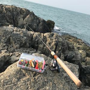 <span class=keywords><strong>Canne</strong></span> à pêche en carbone pour lancer et spinning, 1,68 m, 1,8 m, 1,98 m, 2,1 m, 2,25 m, action L, ultralégère, pour la pêche au black-bass et au <span class=keywords><strong>brochet</strong></span> - Product Image 6