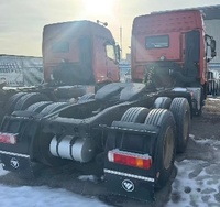 Camion tracteur d'occasion 6x4 460HP FAST 12MT, essieu à ressorts à lames, toit surélevé, FOTON Auman GTL 2021, remis à neuf officiellement, garantie de 6 mois