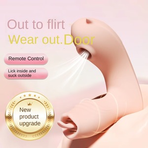 10-frequency Vibration with Tongue Licking and Sucking <strong>New</strong> Upgraded Clitoral G Spot <strong>Vibrator</strong> 2 in 1 Jummping Egg <strong>Vibrator</strong> - Product Image 6