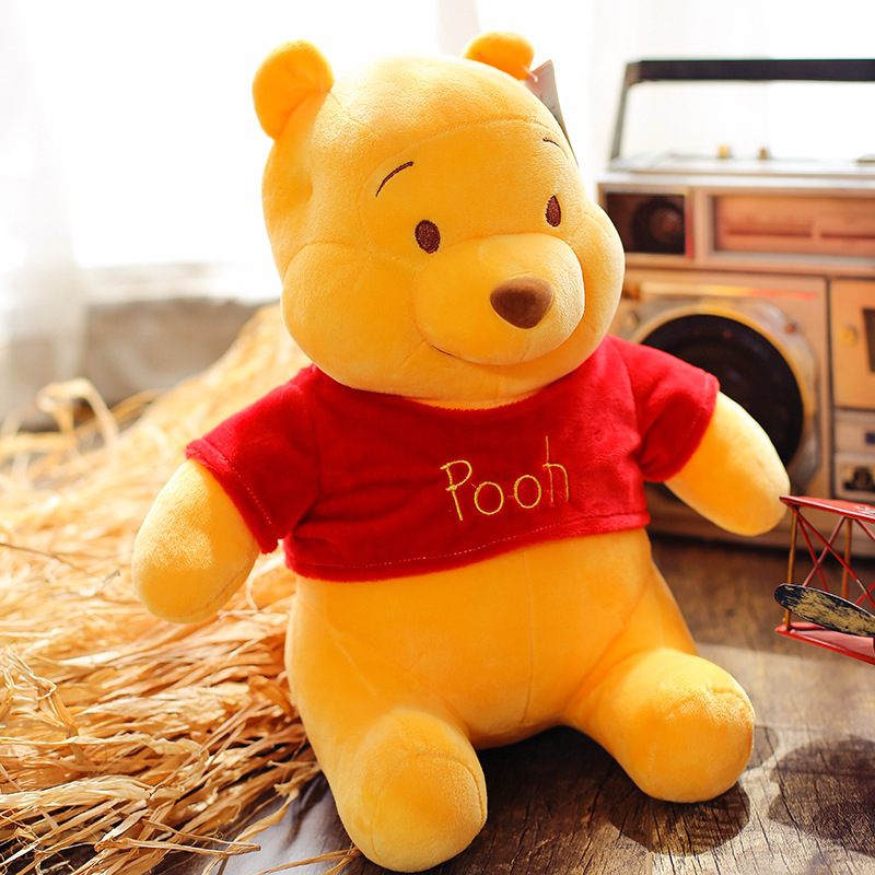 small 8 inch winnie the pooh plush travel companion