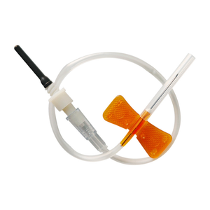 <span class=keywords><strong>Aguja</strong></span> de Mariposa <span class=keywords><strong>Vacutainer</strong></span> de Seguridad para Extracción de Sangre, Calibre 24, de Dos Alas, de Acero Inoxidable, de Un Solo Uso, para Uso en Perros - Product Image 3