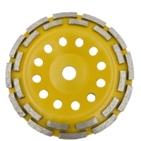 Meule diamantée OEM 180 à double rangée pour le polissage du béton, en promotion