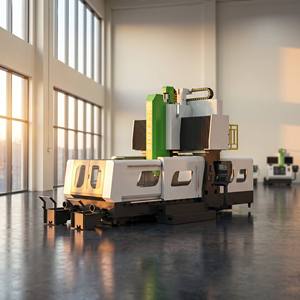 Centre d'usinage à double colonne certifié ISO HLC2016, machine de fraisage CNC robuste BT50 pour pièces métalliques - Product Image 1