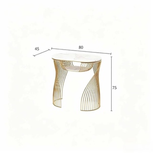 Nordic Rock Plate InternetCelebrity Nail Salon Desk and Chair Set Combination Iron Art Single Person Double Nail Salon Nail DesK - Product Image 5
