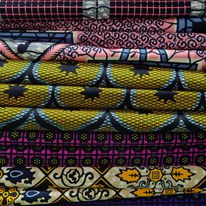 <span class=keywords><strong>Vente</strong></span> chaude 2026 Véritables tissus africains Imprimé wax Ankara 100% Coton Pagnes pour Femme Tissu Africain <span class=keywords><strong>Pagne</strong></span> - Product Image 6