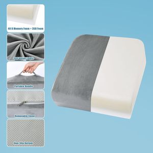 <span class=keywords><strong>Coussin</strong></span> de siège d'appoint pour <span class=keywords><strong>adulte</strong></span> en mousse à mémoire de forme extra épaisse pour <span class=keywords><strong>voiture</strong></span>, hauteur, fauteuil roulant âgé et siège de chaise de bureau - Product Image 4