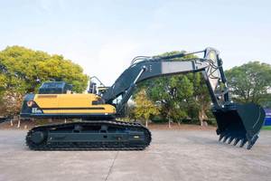 Meilleur prix de pelle Hyundai HX550L d'occasion grande pelle hydraulique sur chenilles de 50 tonnes grand équipement de terrassement d'occasion - Product Image 3