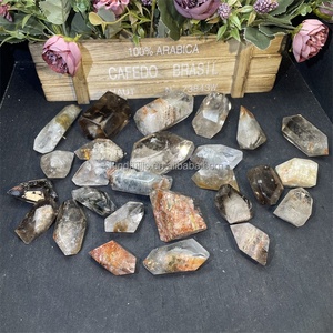 Forma libera di quarzo da giardino in cristallo curativo naturale multistrato quarzo fantasma forma libera per la decorazione - Product Image 2