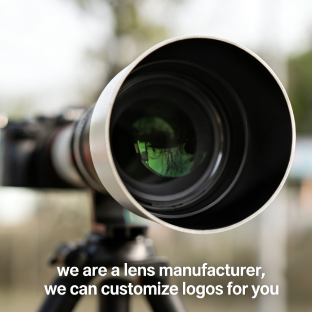 Camera Lens Manufacturer 420-800mm F/8.3 HD Full Frame Telephoto Zoom Lens Aluminum + Optical Glass + ABS Plastic 10 Blades 4/3