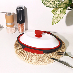 Multifunctional Microwave Oven-Compatible Miniature Nonstick <strong>Pan</strong> with Lid for Crispy <strong>Grilling</strong> &amp; <strong>Frying</strong> Recipes - Product Image 6