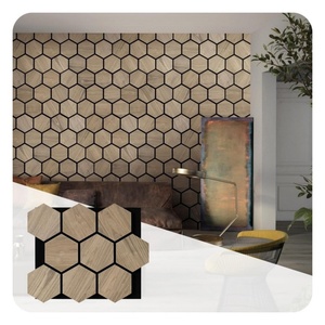 Pannelli Acustici Moderni ed Ecologici in Poliestere con Finitura in Impiallacciatura di Legno, Pannelli Fonoassorbenti per Scuole e Case - Product Image 1