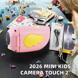 2026 Yeni Lanfeng Taşınabilir Mini Fotoğraf Makinesi 2 İnç Dokunmatik Ekran 180 Geniş Açılı Selfie Video Kaydedici Pürüzsüz Malzeme Çocuklar İçin - Product Image 2