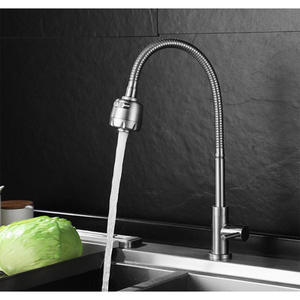 Moderno rubinetto da <span class=keywords><strong>cucina</strong></span> flessibile girevole <span class=keywords><strong>lavello</strong></span> di miscelazione rubinetto da <span class=keywords><strong>cucina</strong></span> in acciaio inox - Product Image 6