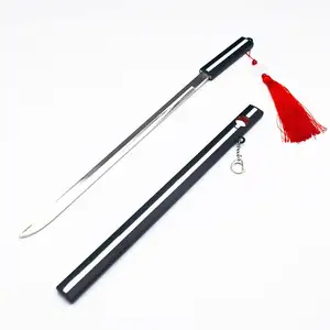 Modelo de espada ninja Sasuke, cortacésped de 48cm, con borlas, nuevo diseño