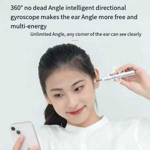 Limpiador de Oídos Inalámbrico con Cámara LED de 5MP, Cuchara de Metal y Goma Inteligente para Remover Cera, con Wifi, Hecho en China - Product Image 2