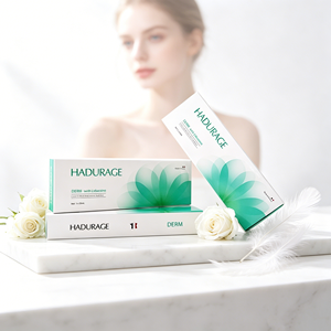 Hadurage 20ml Derm Filler 24mg/ml <span class=keywords><strong>Injection</strong></span> d'<span class=keywords><strong>acide</strong></span> <span class=keywords><strong>hyaluronique</strong></span> réticulé pour les <span class=keywords><strong>lèvres</strong></span>, les seins, les fesses OEM ODM Vente en gros à bas <span class=keywords><strong>prix</strong></span> - Product Image 1