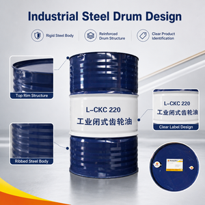 <span class=keywords><strong>Huile</strong></span> pour engrenages industriels KUNLUN L-CKC 220 ISO VG 220, 170 kg, pour boîtes de vitesses à usage moyen - Product Image 5