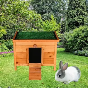 옥외 정원 뒤뜰 토끼 토끼 허치 암탉 동물 나무로 되는 상업적인 층 가금류 닭 중첩 상자 집 coop 감금소