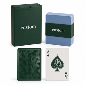 Tarjetas de Juego Promocionales Personalizadas para Eventos Inmobiliarios, Papel de 310 g/m² con Núcleo Azul, Baraja de Póker con UV Localizado para Publicidad y Regalos de Marca - Product Image 3