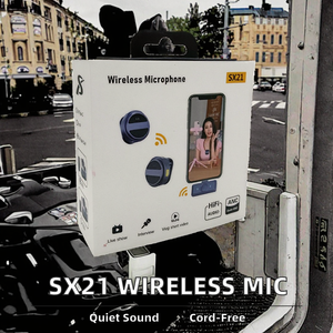 Sx21 Loại-C không dây Lavalier <span class=keywords><strong>Microphone</strong></span> tuổi thọ pin dài ngưng với nam châm nhựa cho hội nghị - Product Image 2