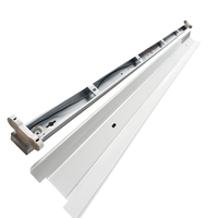 Projet d'importation : luminaires LED T8 durables et fins de 120 cm, 60 cm, 150 cm, tube fluorescent double, lampe à barre avec couvercle, deux supports